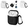 Shockproof Apple Airpods Case Cover Skin With Antilost Strap And Charging Compatibility