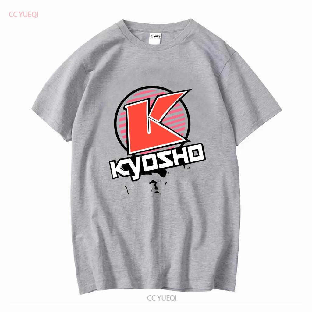 Kyosho K Circle T Shirt Red L KYOKA10007SL Long or Short Sleeves Vintage Washed Homme Soft Stretched Versatile Unisex Slightly