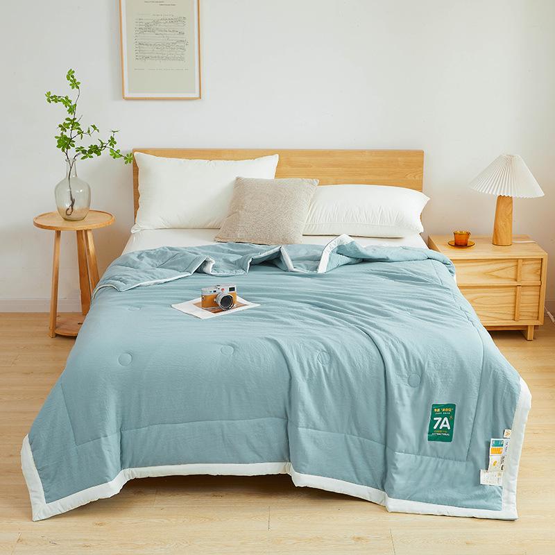 Raw Cotton Air Conditioning Quilt Summer Washable Summer Cooling Quilt Student Dormitory Ins Style Soybean Summer Quilt Core