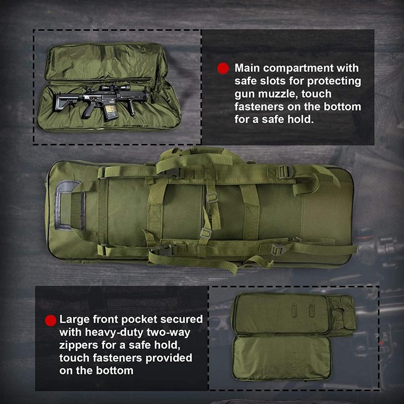 Rifle Case Soft Gun Bag Long Shotgun Cases Storage and Transport Tactical Rifle Bag for Hunting Shooting Range