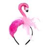 Cute Animals Stuffed Flamingo Hair Hoop Women Headband Makeup for Head Band for Photoshoot Christmas Hair Accessories