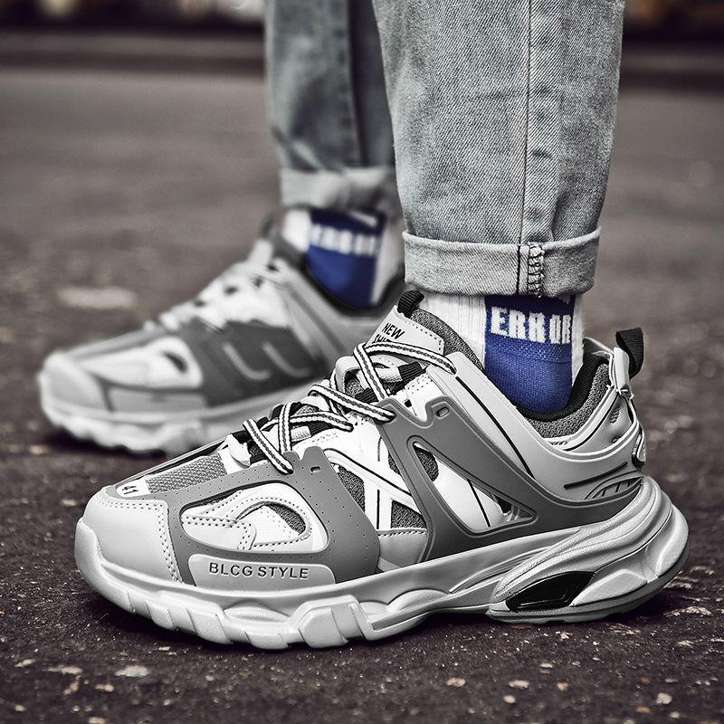 Schuhe Herren Sneaker Männlich lässig Herrenschuhe tenis Luxusschuhe Trainer Race Atmungsaktive Schuhe Mode grau Laufschuhe für Herren