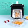 Thickened Square Aluminum Foil Baking Pan for Air Fryers and Ovens