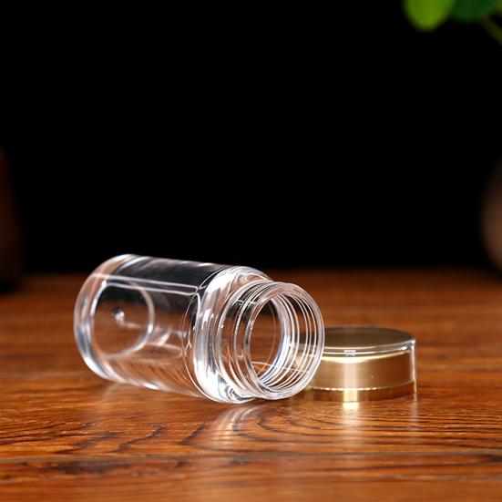 Yousheng Medicine Bottle Refillable Practical Acrylic Portable Medicine Bottle for Powder