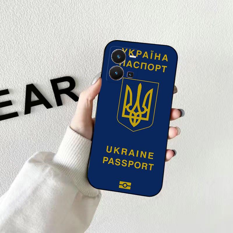 Telefon Fall für VIVO V21E V21 V23 V23E V2109 V20 V25e V25 V17 NEO X60 X80Pro X90 X80 Lite Ukraine Blume Funda fall Capa Zelle