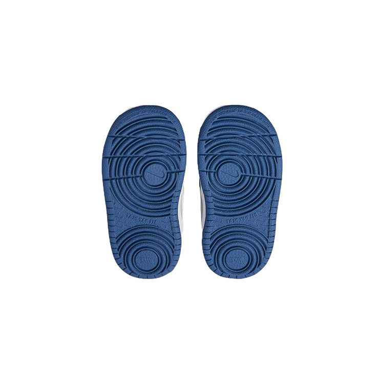 Nike Court Borough Low TD Grey Fog Mystic Navy Baby Sneakers Atomic-Green White BQ5453-016