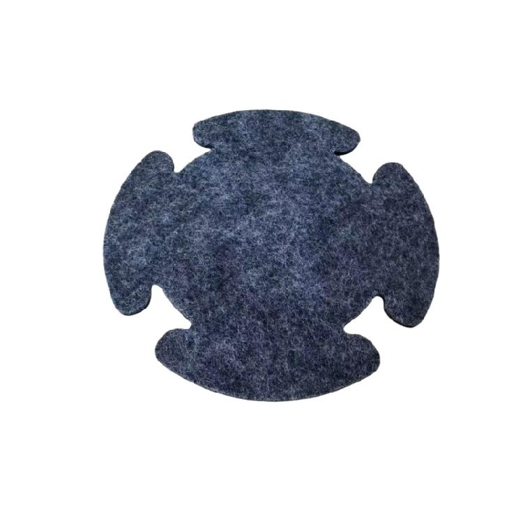 Filz Bassdrum Dämpfer Pads Dämpfer Einzelpedal Aufkleber Bass Kick Drum Dämpfer Pad Musikinstrument Zubehör