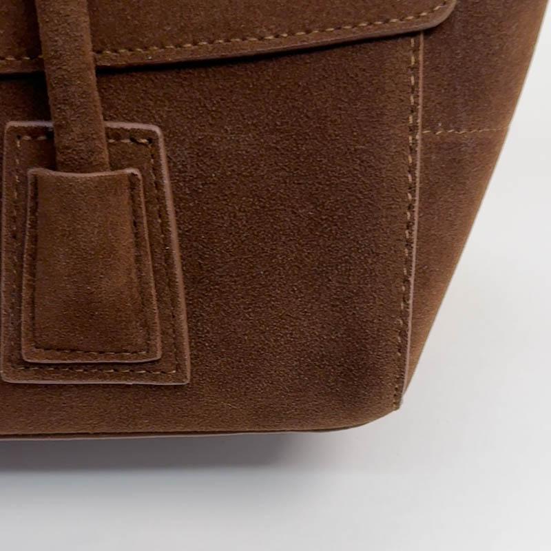 Elegant Suede Tote Bag for Women – Classic Top Handle Handbag with Structured Design and Minimalist Style