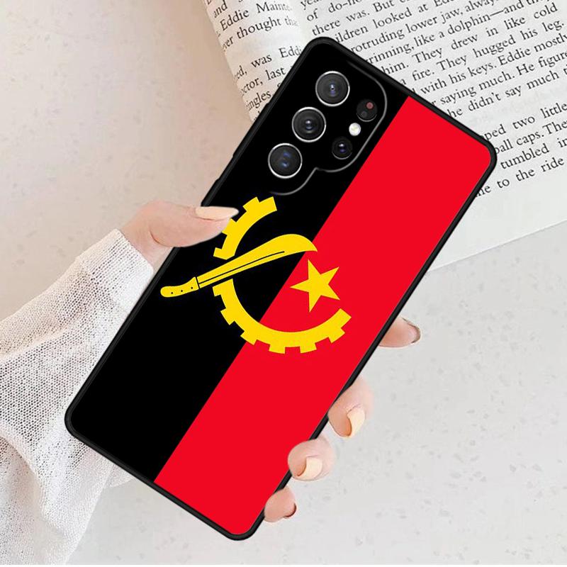 Angola Flag Phone Case For Samsung Galaxy S25 S23 S30 S8 S21 S20 FE S24 S22 Note 10 20 S8 Plus Lite Ultra