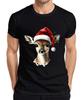 Christmas Fawn Watercolour Cute Gift Winter Festive Mens T-Shirt-