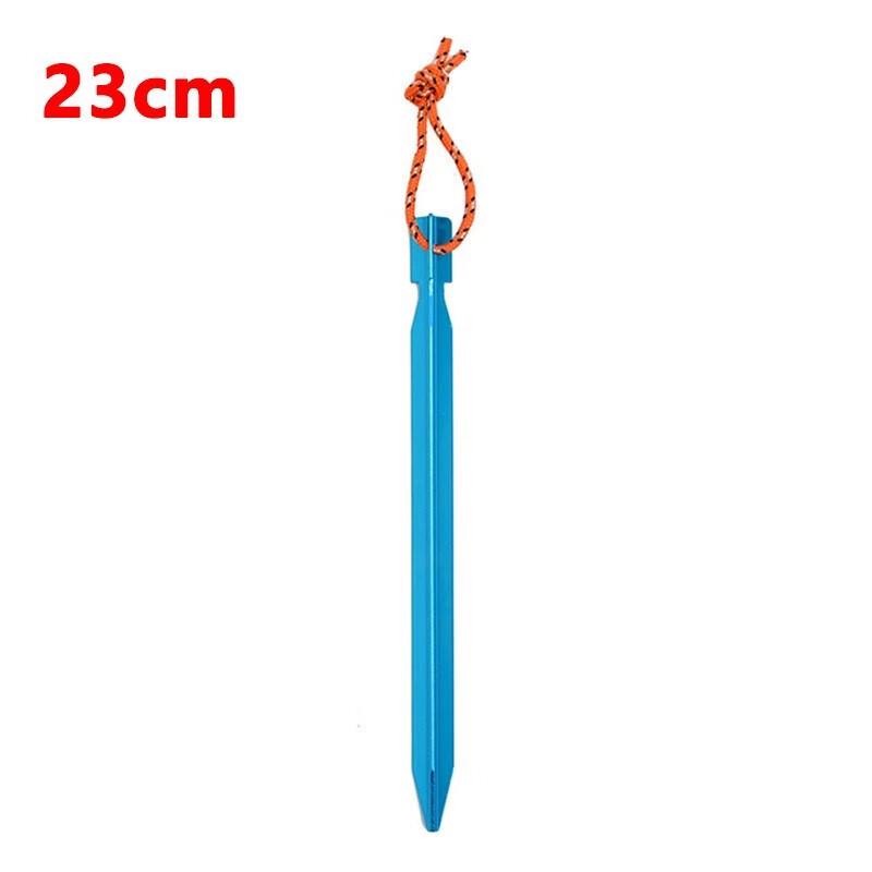 OEING Outdoor Triangular Aluminum Tent Stakes 23CM