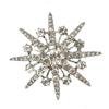 Versatile Snowflake Rhinestone Brooch - Trendy Fashion Accessory for Women's Suits
