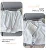 Women's Summer Cartoon Pajama Set: Short-Sleeved, Thin, 3-Piece with Chest Pads Suitable for Home or Outdoor Wear