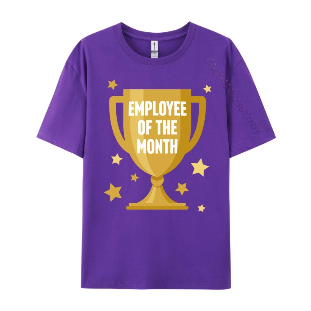 Employee Of The Month Black Graphic Tees Vintage T Shirts T Shirt for Men EU SIZE Casual