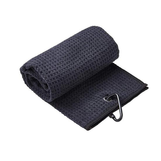 Golf Club Towel Anti-pilling Quickly Drying Accessory Waffle Pattern Golf Towel for Golf