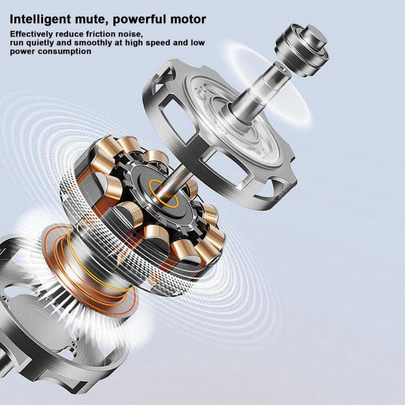 400ML Self Stirring Coffee Mug 7000rpm High Speed Self Mixing Glass Mug With Wooden Handle for Coffee Milk Protein Powder New