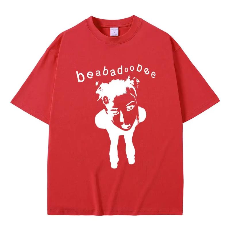 Singer Beabadoobee Graphic Print Tshirt Unisex Women Fashion Cotton Oversized Tshirt Unisex Casual Y2k Style Short Sleeve T Shirts