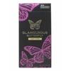 [Set of 3] Glamorous Butterfly Hot 500 Condoms 6 Pieces X 3 Pieces Set