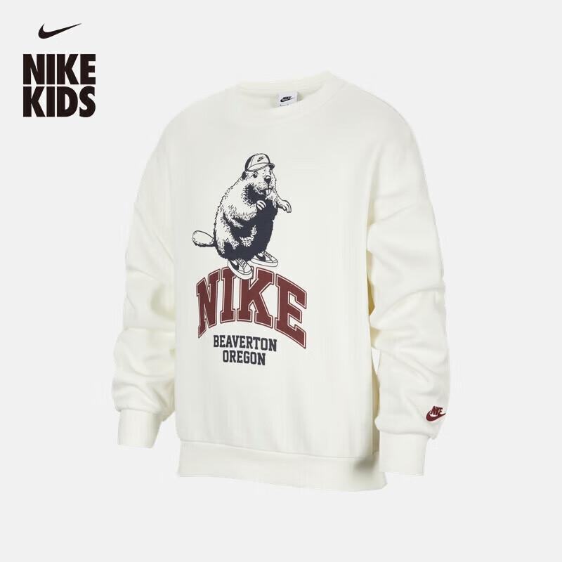 Nike Big Kids  Icon HV1746 Crewneck Sweatshirt 155 L
