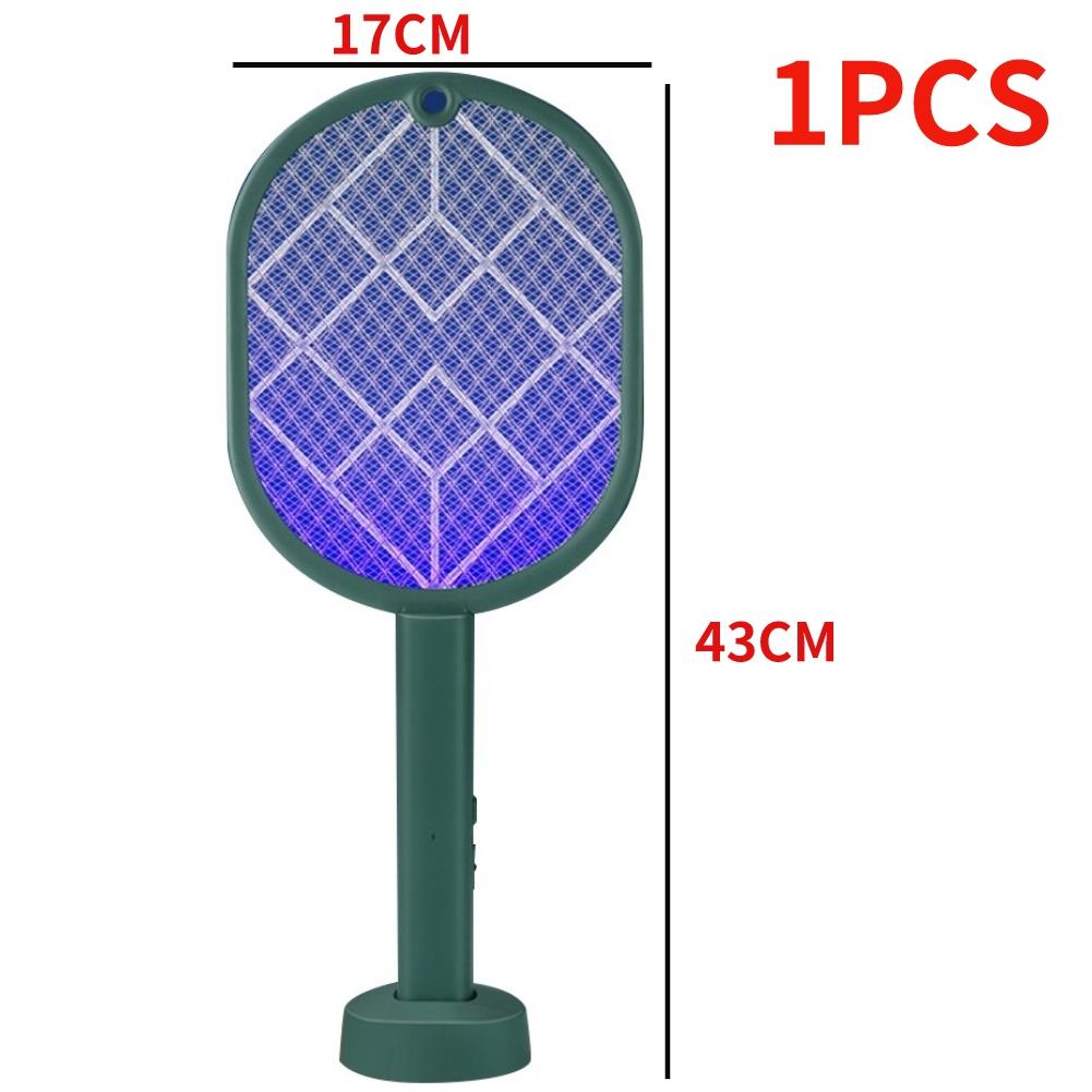 Electric Mosquito Killer 2-in-1 Fly Swatter Trap USB Charging Protective Net Household Supplies for Home Bedroom Living Room