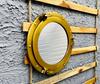Handmade 12' Nautical Ship Window Round Porthole | Brown Finish Porthole