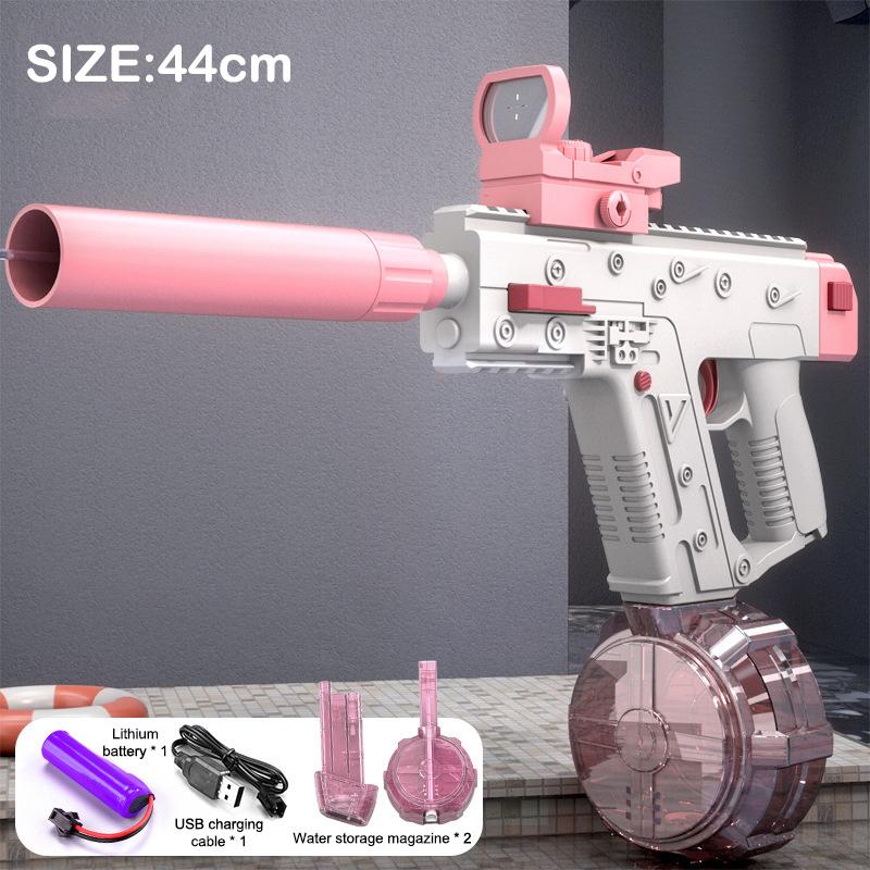 Large Capacity Water Spray Gun Summer Entertainment Water Gaming Toy Fully Automatic Water Gun Outdoor Swimming Pool Toys