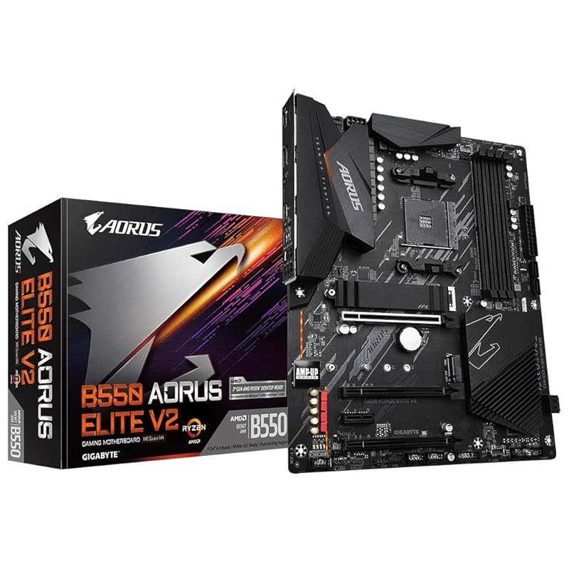 

Материнська плата GIGABYTE B550 AORUS ELITE V2 ATX [AMD оснащено чіпсетом B550] MB5128