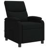 Massage Relax Chair Black Fabric