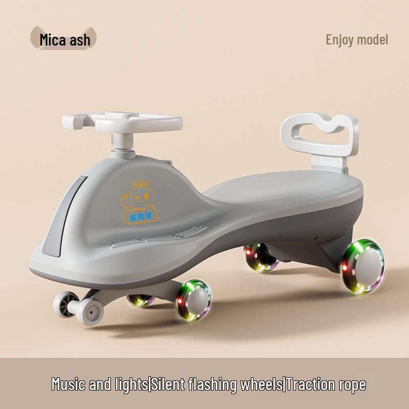 Children's Anti-Rollover Twist Car Scooter, Ages 1-18