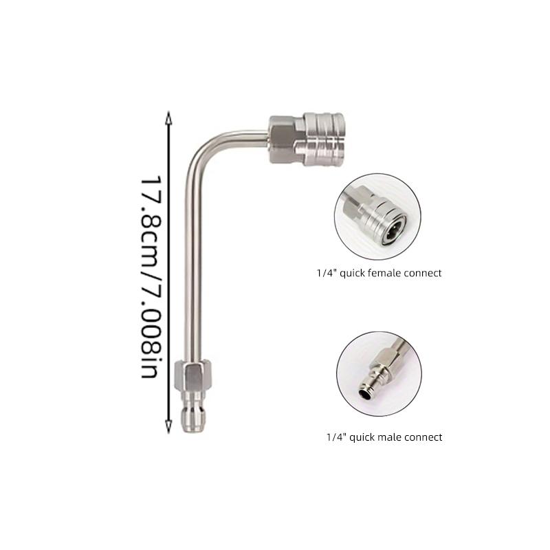 

4000PSI Pressure Washer Extension Rod Lance Set 1/4 Quick Connect Spray Gun - Efficient Home/Car Cleaning Kit