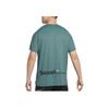 Nike Pro Dri-FIT Logo Print Crew Neck Short Sleeve T-Shirt Men Tops Green DX6305-387