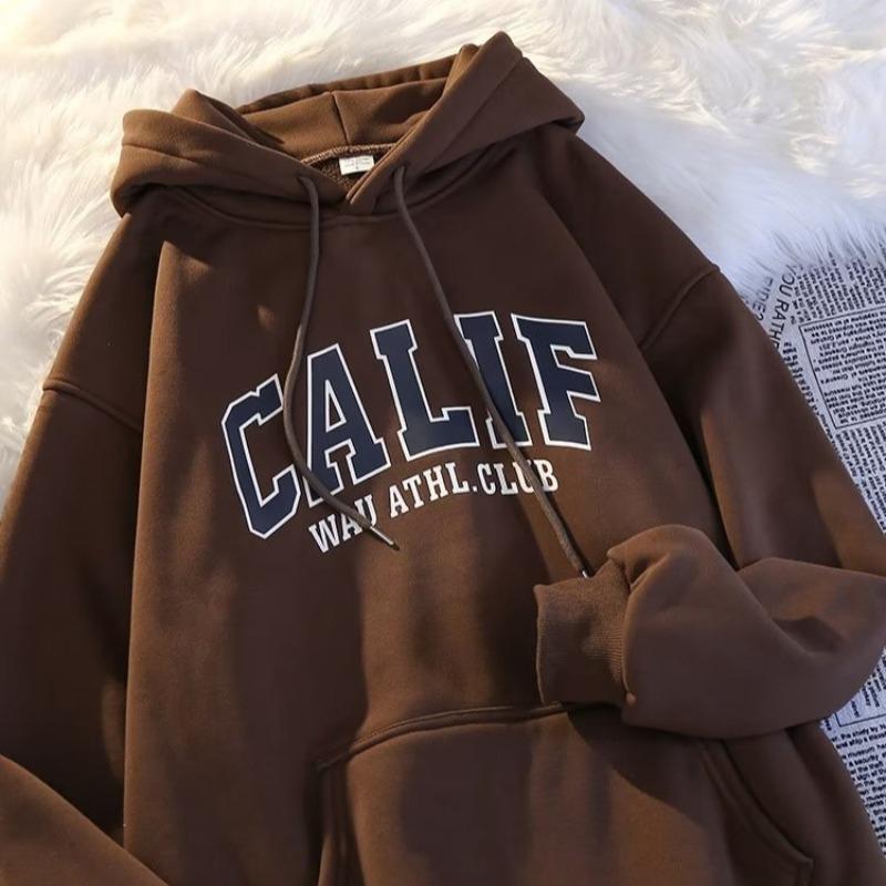 Herbst Winter Herren Damen Sweatshirt Print Kapuzenpullover Koreanische Mode Locker Lässige Hoodies Fleece Pullover Damenbekleidung Y2k