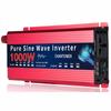 Inverter 12v/24v To 110v/220v Pure Sine Wave Inverter 12v 220v 1000W 1600W DC To AC Portable Auto Converter Car Solor Inverter