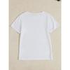 Casual Short-Sleeve T-Shirts for Women, Model , Featuring a Round Neck, Suitable for Spring, Summer