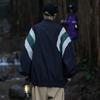 Herren Retro Japanischer Stil Bergjacke, Lockerer Schnitt, Trendiger Outdoor Stehkragen.