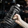 2L PETG Large Capacity Water Bottle Training Sports Workout Drink Bottle Shaker Bottle With Handle Outdoor Gym Gallon Bottle