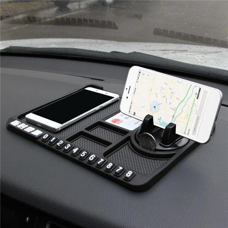 Practical Tool Car Accessories Car Dashboard Portable Bracket Mobile Phone Bracket Car Non-slip Mat Useful