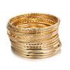 Punk Style Metal Cuff Bracelets For Women And Men With Geometric Design For Travel Gifts