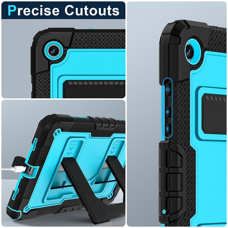 Funda for Samsung Galaxy Tab A11 Plus 11 A9 Plus 11"Case Shockproof Safe PC Silicon Hybrid Stand Tablet Cover Galaxy Tab A11 8.7