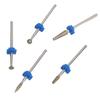 5PCS Nail Drill Bits Set Tungsten Steel Professional Nail Polishing Grinding Heads for Removing Acrylic Nails Gel