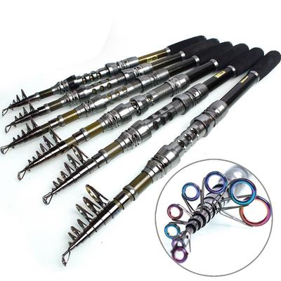 Fishing Rod Spinning Telescopic Pole 99% Carbon Fiber 1.8-3.3M Portable Rock Boat Carp Fishing Rod