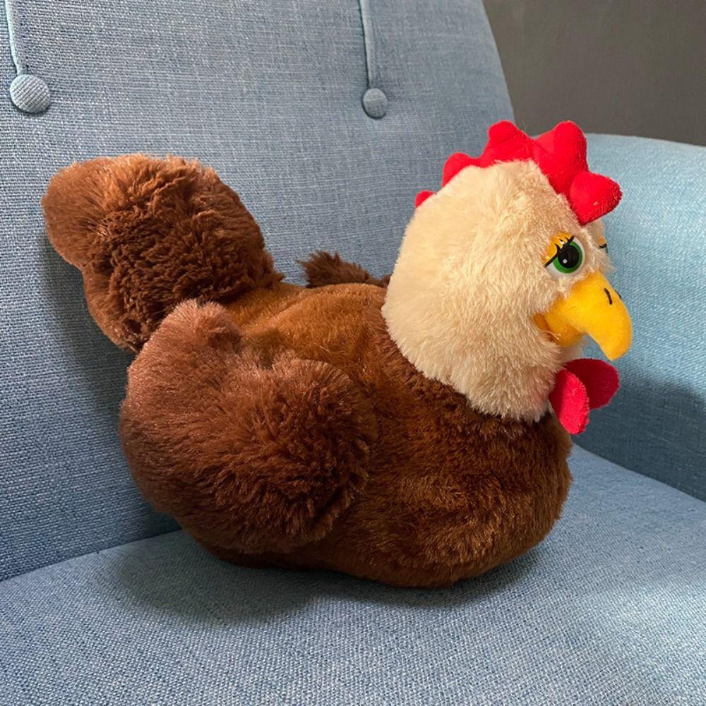 Funny Plush Chicken Toy Simulation Hen Chick Family Plush Toys Hen Shape Plush Toy Decor