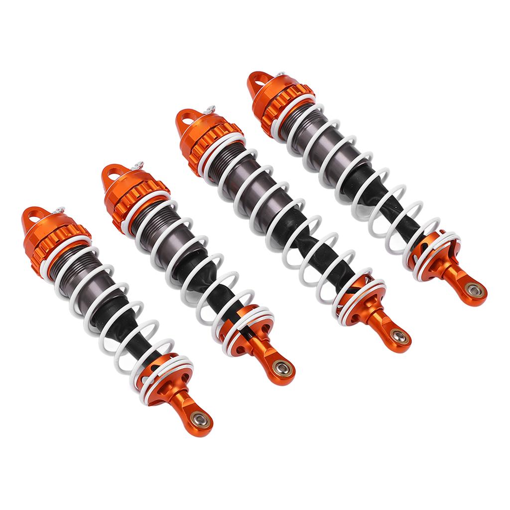 RC Shocks Replacement Damper Springs Shock Absorber Aluminum Alloy for ZD Racing 17 DBX07(Orange