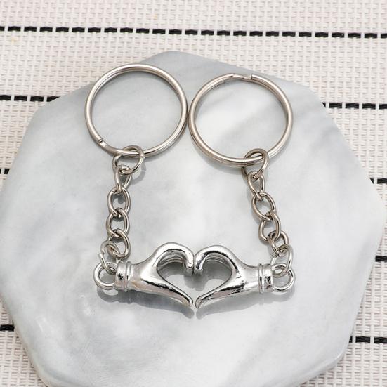 Yousheng Magnetic Suction Couple Keychain Symbolize Love with Exquisite Design Commitment Keychain Valentine Gifts for Boyfriend Girlfriend