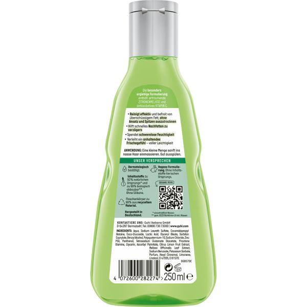 GUHL Oyster Freshness Lightness Anti-Grease Shampoo 250ml