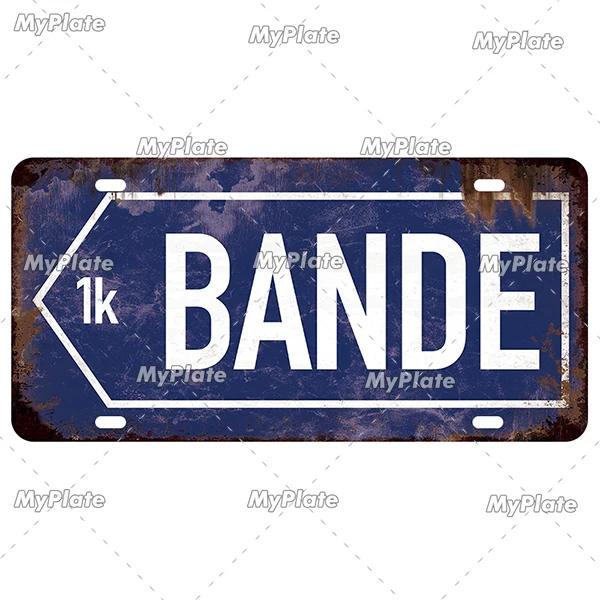 [MyPlate] Vintage Berlin Arnhem City 15x30CM Plate Metal Sign Vintage Plaque Tin Sign Man Cave Decoration Bar Sign Club Poster