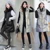 Winter Korean version down cotton vest women's  clothes sleeveless glossy thickened vest vest jacket women