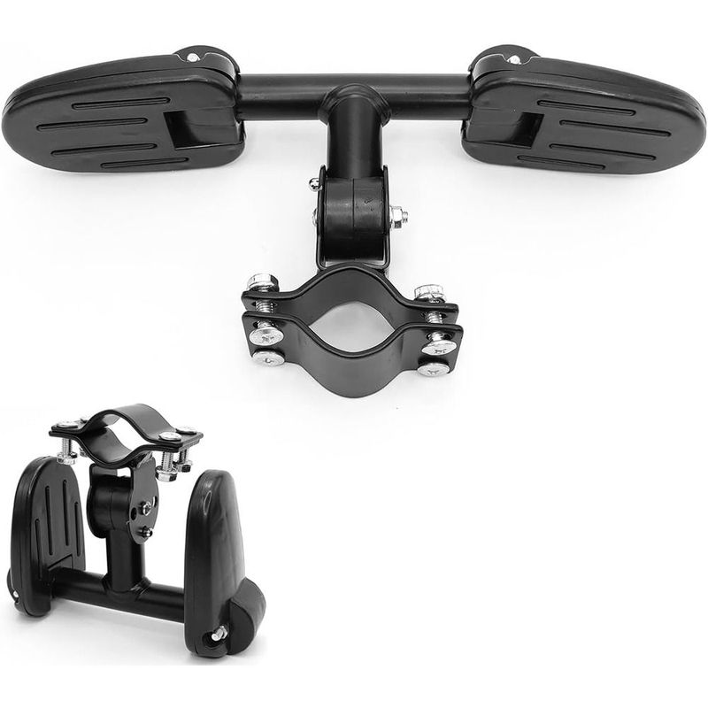 Caliente con Reposapiés Plegables Pedal Reposapiés Universal Negro Reposapiés para Bicicleta de Equilibrio para Niños Pequeños Reposapiés para Patinetes con Asiento