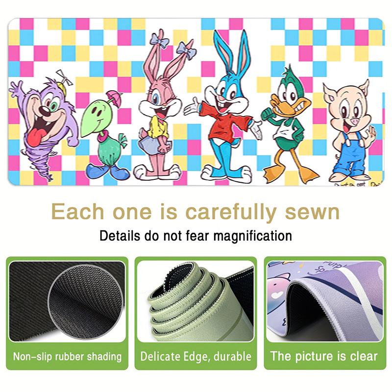 1pc Cartoon Characters Computer Pad with Vibrant Print, Mouse Pads for Desk 036