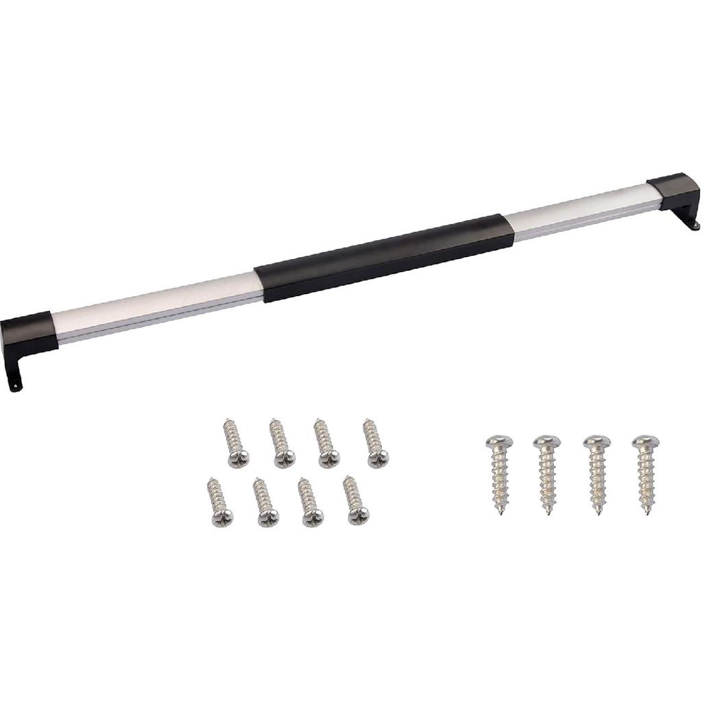 RVGUARD RV Screen Door Cross Bar Handle Adjustable From 21-5/8 Inch To 28-5/8 Inch With Sturdy And Secure Non-Slip Grip